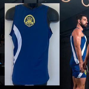 BCNU Tank Top Small Polyester pin point mesh Gently worn